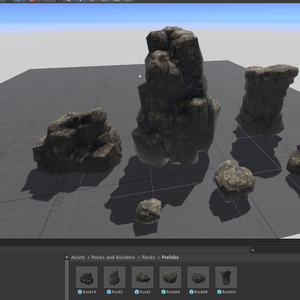 岩と巨石Rocks and Boulders