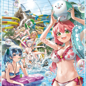 〈新作プレイマット6〉夏休みしらけん