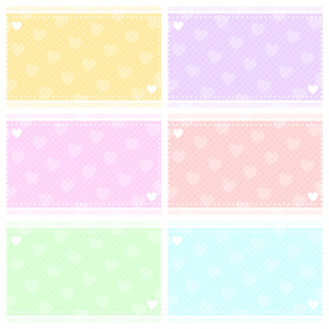 背景素材◆シンプルハート