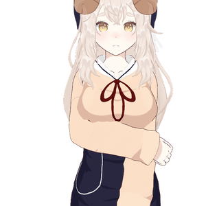 Cute Sheep explorer VTuber VRoid 3D Model