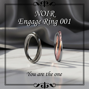 NOIR Engage Ring Set 001【VRChat向けアクセサリー】