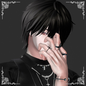 NOIR. Midnight Ring&Bracelet Set【17アバター対応】 缩略图 2