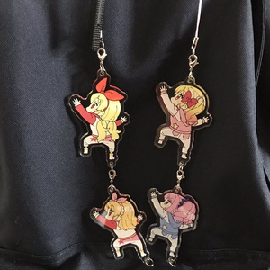 アクリルキーホルダー いちご＆あおい（アイカツ） - しろみこ屋 - BOOTH