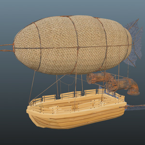 3d 　飛行船