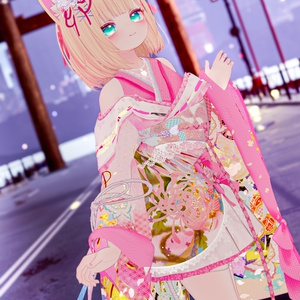 《43アバター対応衣装》桜花宵衣 缩略图 17