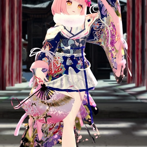 《43アバター対応衣装》桜花宵衣 缩略图 86