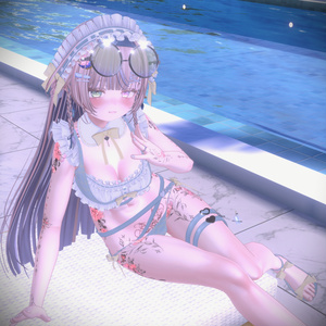 《44アバター対応衣装》サマーラブメイド -SummerLoveMaid- 缩略图 84