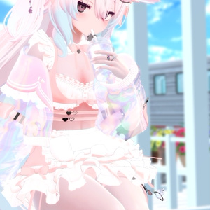 《44アバター対応衣装》サマーラブメイド -SummerLoveMaid- 缩略图 36