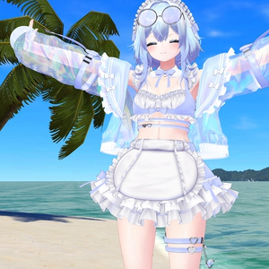 《44アバター対応衣装》サマーラブメイド -SummerLoveMaid- 缩略图 93