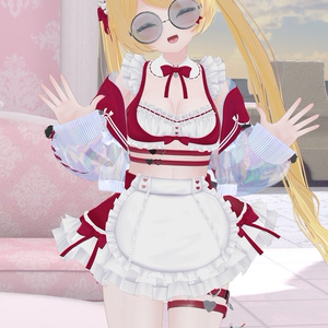 《44アバター対応衣装》サマーラブメイド -SummerLoveMaid- 缩略图 48