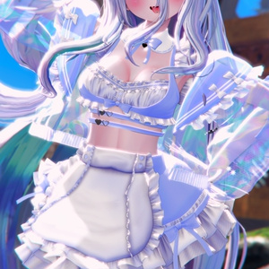 《44アバター対応衣装》サマーラブメイド -SummerLoveMaid- 缩略图 61