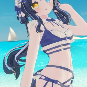 《44アバター対応衣装》サマーラブメイド -SummerLoveMaid- 缩略图 55