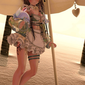 《44アバター対応衣装》サマーラブメイド -SummerLoveMaid- 缩略图 81