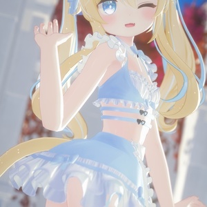 《44アバター対応衣装》サマーラブメイド -SummerLoveMaid- 缩略图 53