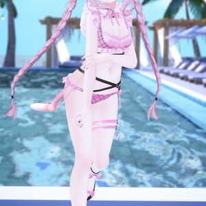 《44アバター対応衣装》サマーラブメイド -SummerLoveMaid- 缩略图 30