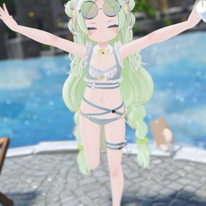 《44アバター対応衣装》サマーラブメイド -SummerLoveMaid- 缩略图 89