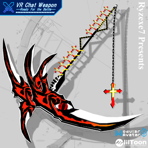 【3Dモデル】動く！鳴る！ 大鎌 "悪魔" 【 Big Ripper "Devil" 】