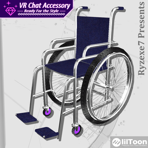【3Dモデル】 車いす 【 Wheel Chair 】
