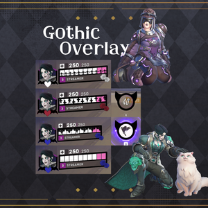 Overwatch 2 │ オーバーウォッチ2 │ オーバーレイ │ ゴシック風│  Overlay │ Gothic