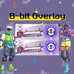 Overwatch 2 │ オーバーウォッチ2 │ オーバーレイ │ 8-bit風│ Overlay │ 8-bit