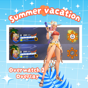 Overwatch 2 │ オーバーウォッチ2 │ オーバーレイ │ 夏休み絵日記風│ Overlay │ Summer vacation