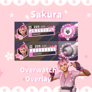 Overwatch │ オーバーウォッチ │ オーバーレイ │ 桜 │ Overlay │ Sakura │ Cherry blossom