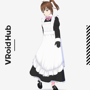 【無料】[3Dモデル] [VRoid][3Dキャラクター] サンプルvrm002 女性