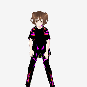 オリジナル3dモデル坂本和子vrm