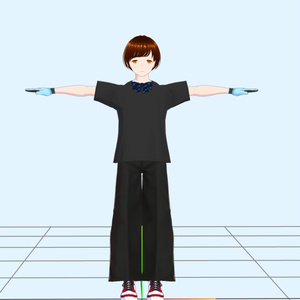 無料3Dモデル企画 オリジナル3Dモデル［泉淳也］