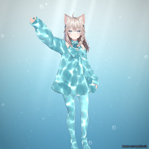 【発売記念セール】水面のひかり｜服や髪に光の網目がゆらめくマテリアル【lilToon対応・無料版あり】 缩略图 2