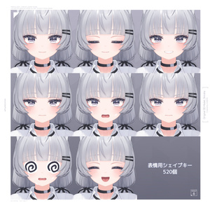 オリジナル3Dモデル「シラハ」 缩略图 6