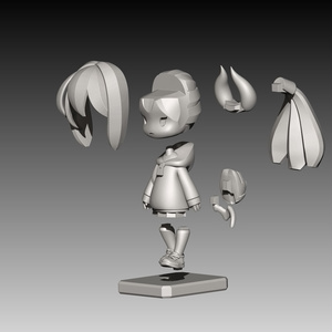 ブルーアーカイブ カヨコ(ドレスver.) ガレージキット - hatch scale