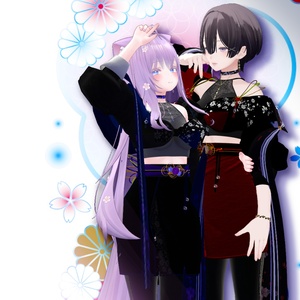 和風衣装『 Kikka 』７アバター対応#OTt23_3D 缩略图 2