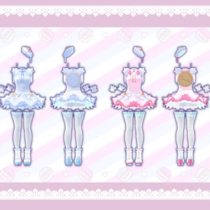 Sweets Lolita衣装【 for Chu!n❤ 】７アバター対応 #OTt23_3D 缩略图 9