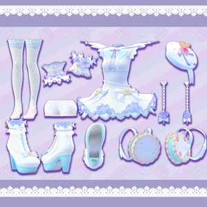 Sweets Lolita衣装【 for Chu!n❤ 】７アバター対応 #OTt23_3D 缩略图 3