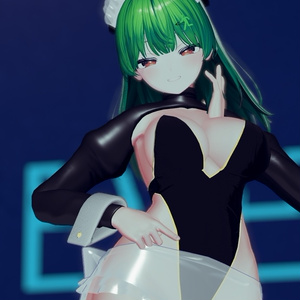 【12アバター対応】OceanSlick 水着メイド化衣装 缩略图 6