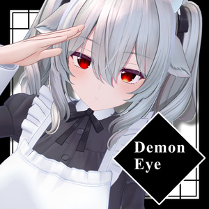 デーモンアイ＆ふわふわメイク