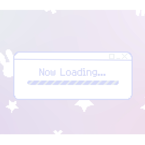 【動画素材】かわいいドット絵風待機画面