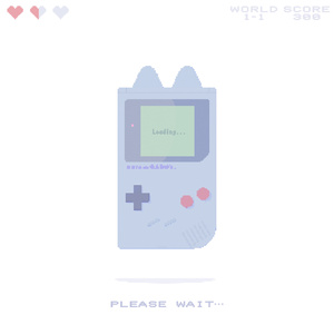 【動画素材】ドット絵レトロゲームの待機画面