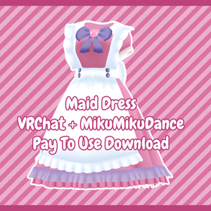 [VRChat + MMD] Maid Dress