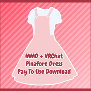 [MMD + VRChat] Pinafore Dress