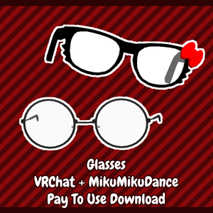 [VRChat + MMD] Glasses Pack [P2U DL]