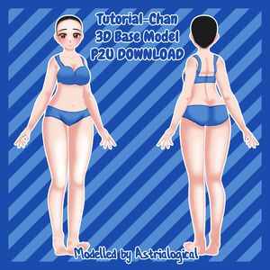 [MMD/VRChat] Female Base V.3
