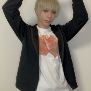 おにぎりの具Tシャツ　シャケ