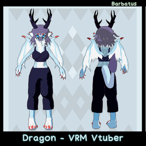 Dragon 3D Vtuber (VRM - Vroid File)