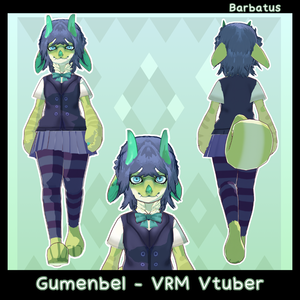 Gumenbel 3D vtuber  (VRM - Vroid File)