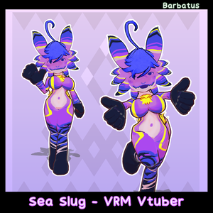Sea slug 3D vtuber  (VRM - Vroid File)