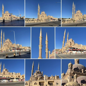 黄土のモスク：写真素材集