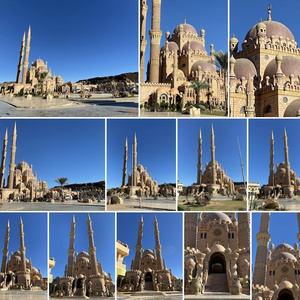 黄土のモスク：写真素材集