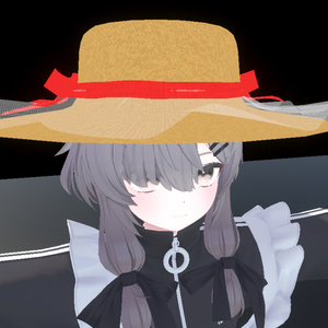 【PhysBone対応】夏っぽい帽子 【VRCHAT向け】